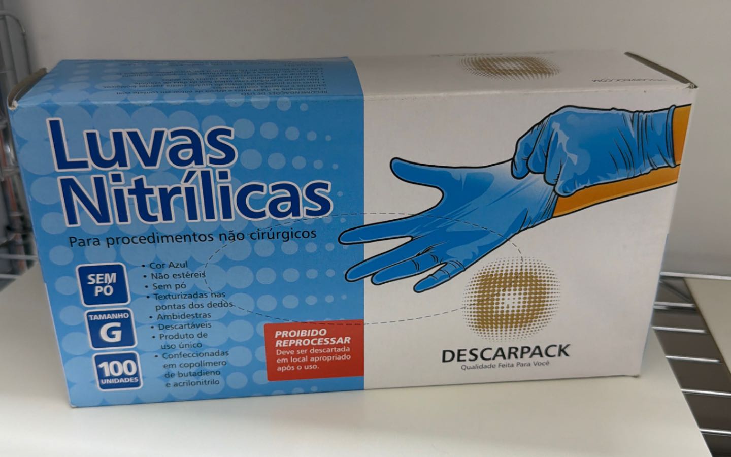 Luvas Nitrílicas G
