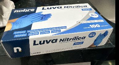 Luva nitrilica G