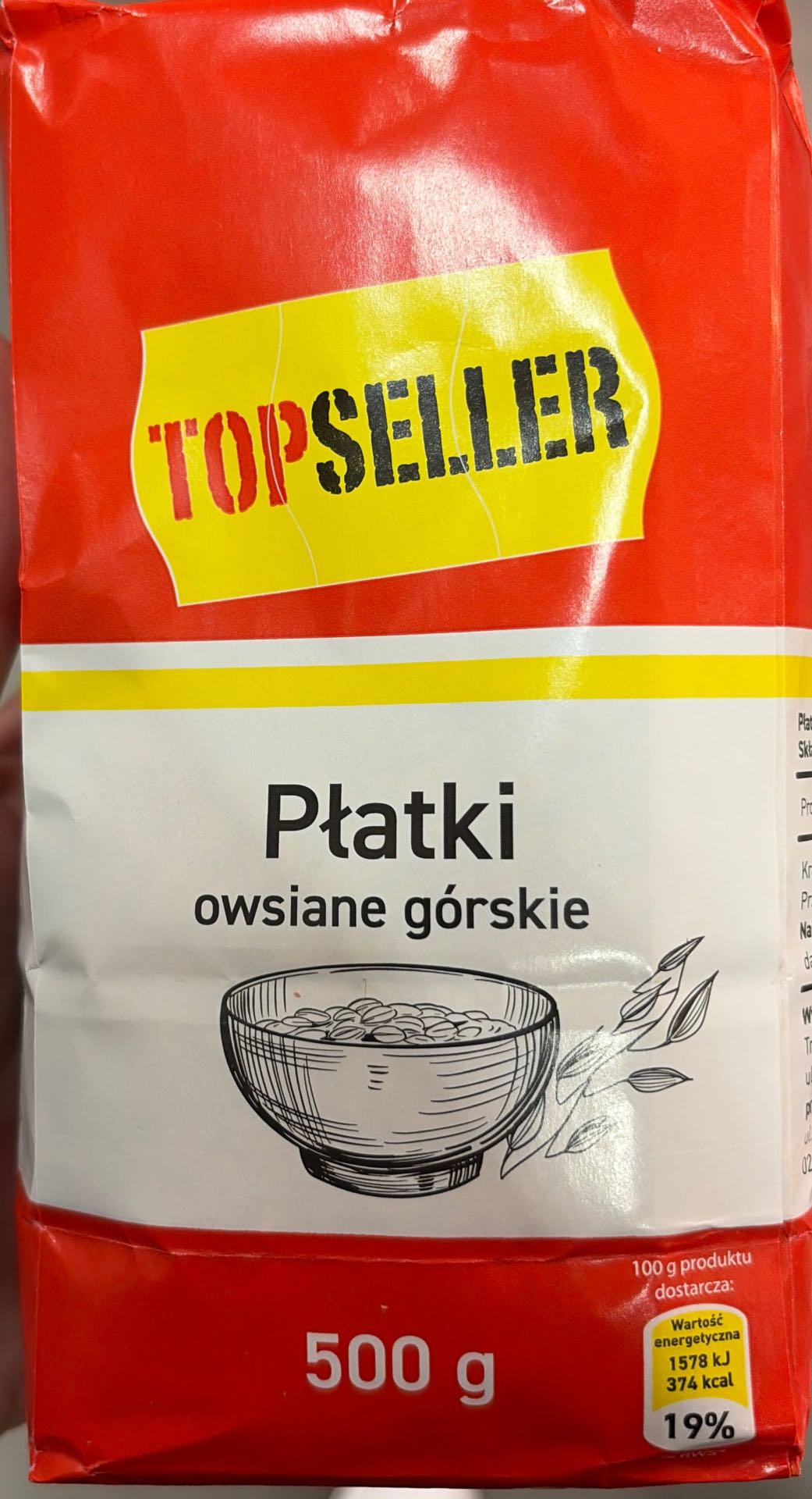 Płatki owsiane górskie