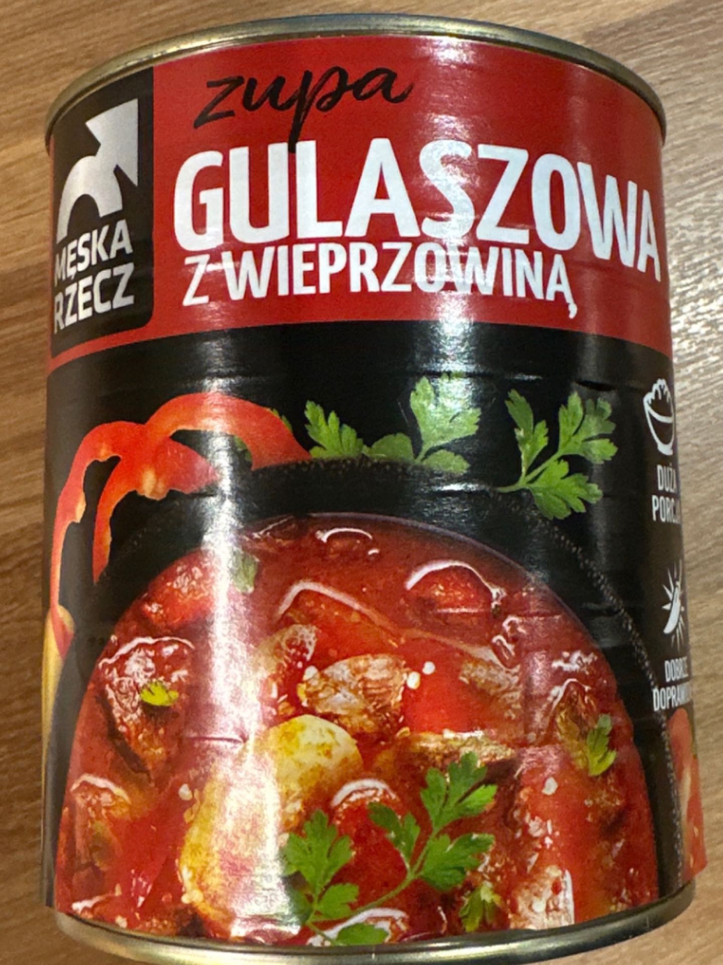 Zupa gulaszowa z wieprzowiną