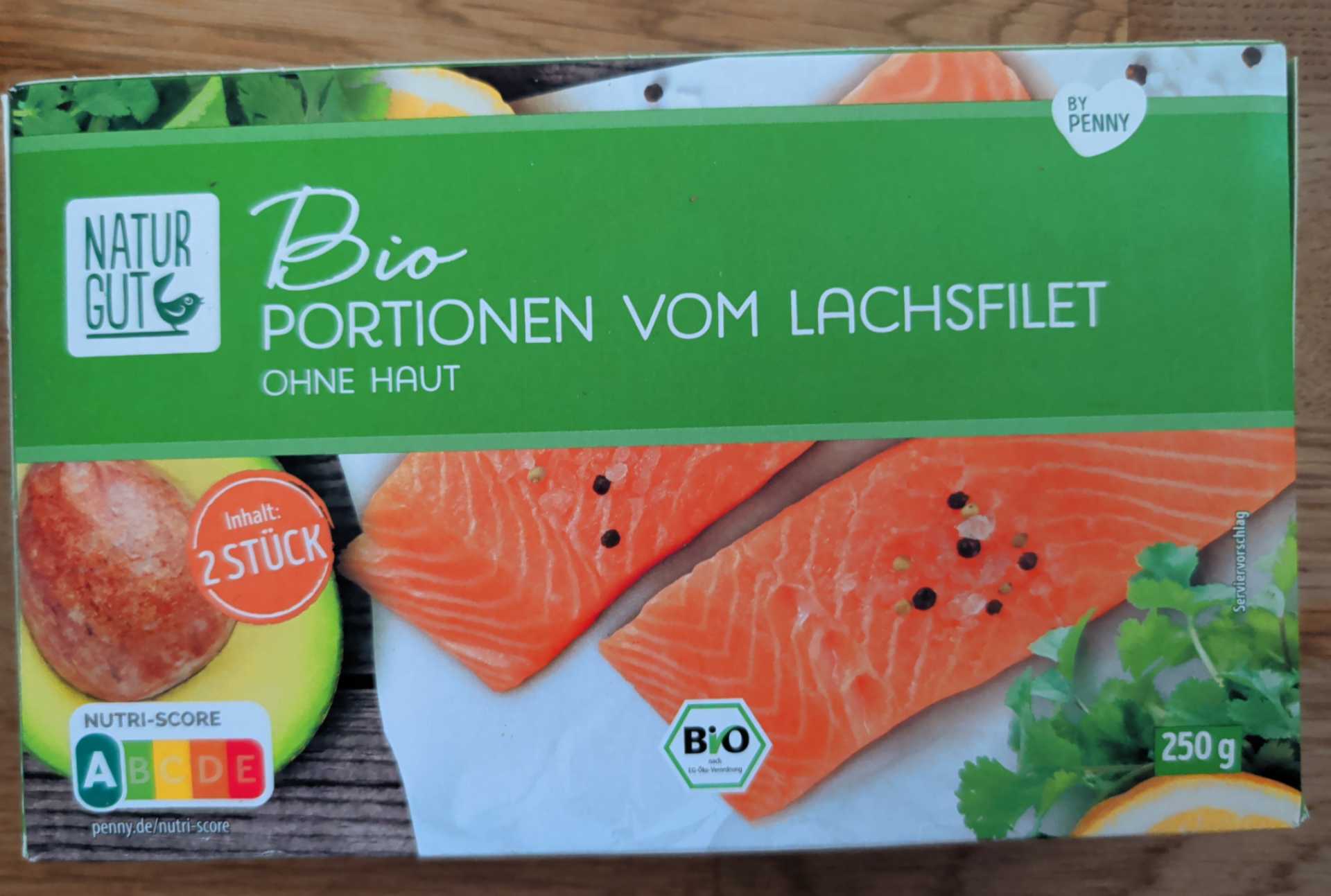 Bio Portion vom Lachs