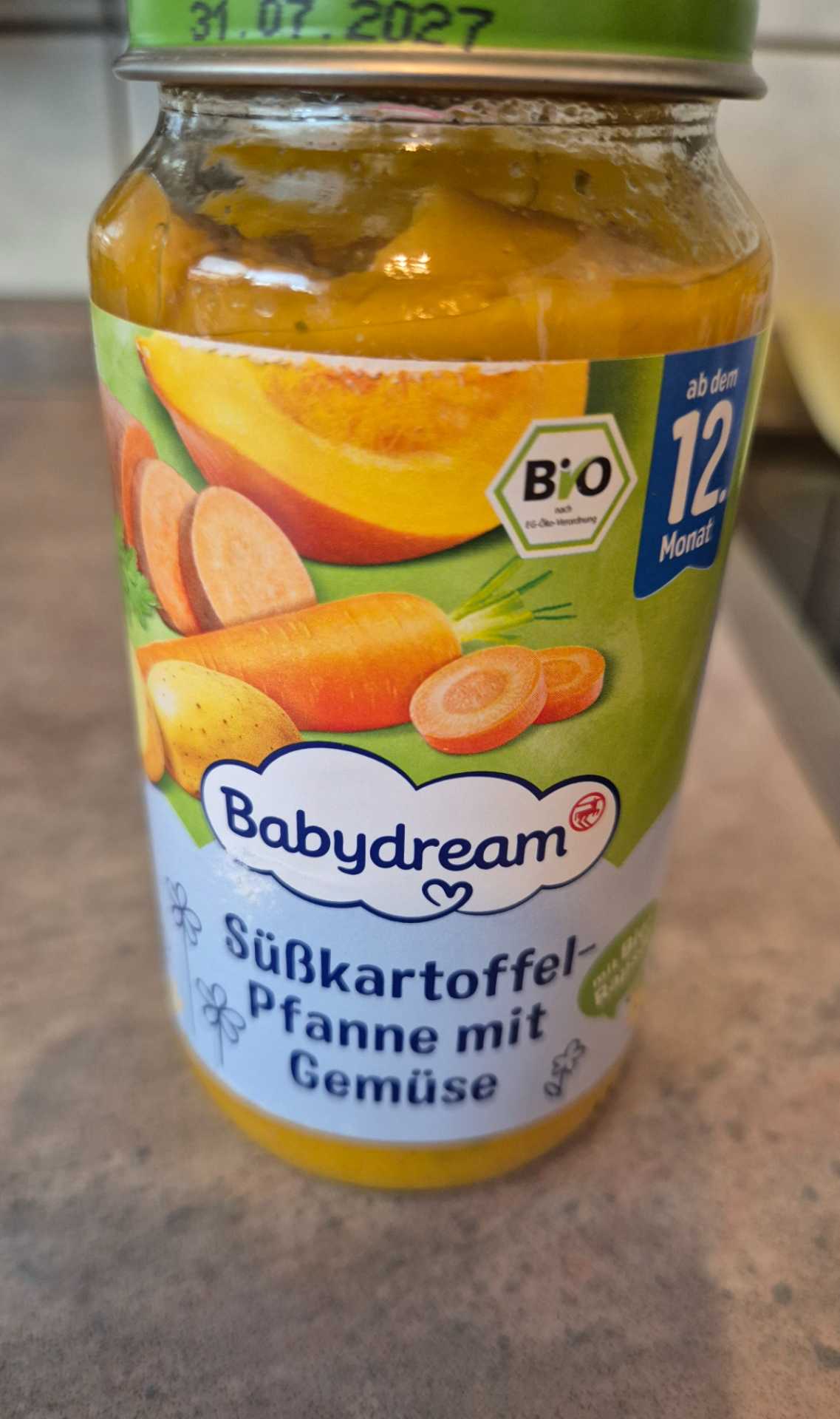 Süßkartoffelpfanne mit Gemüse