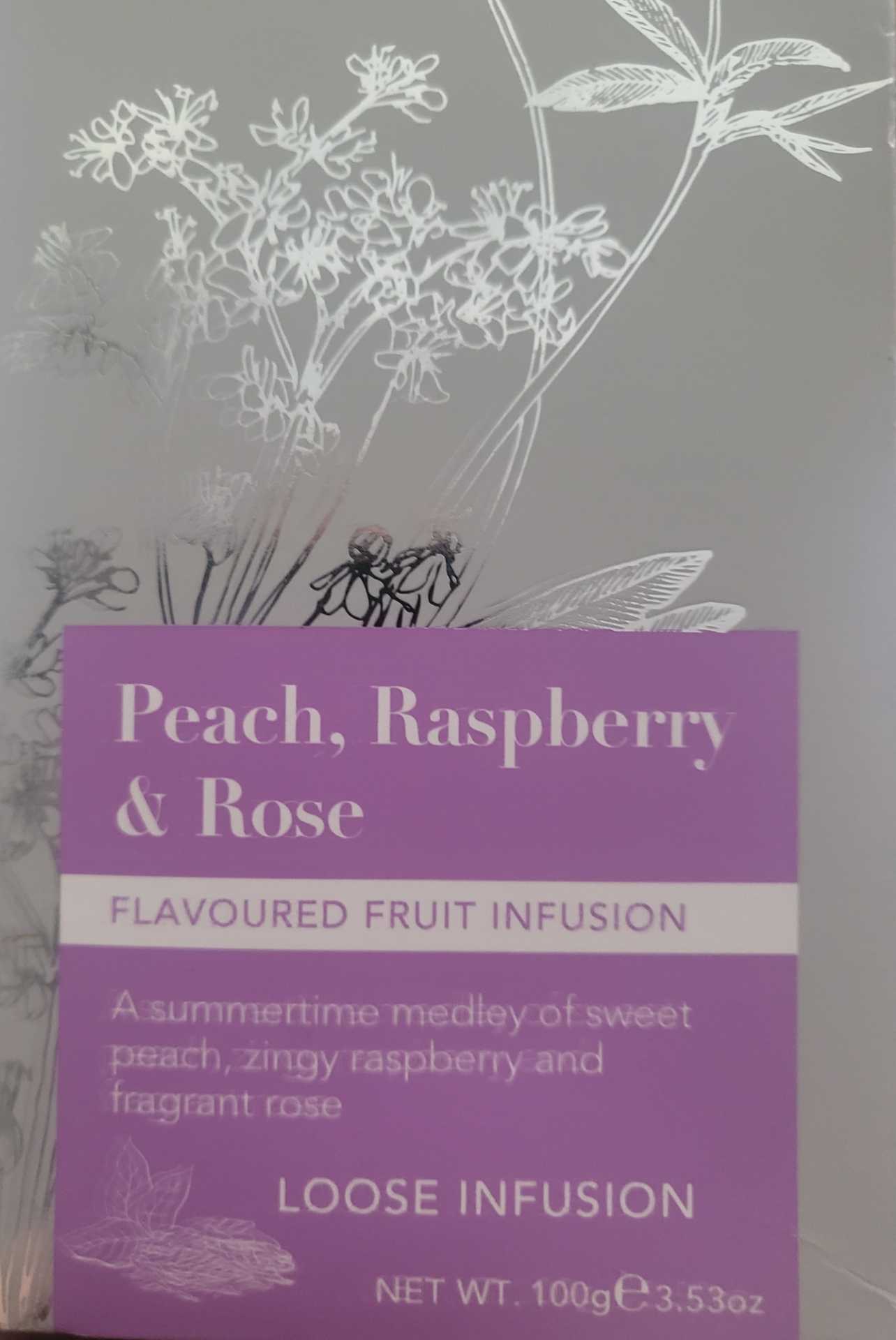 Peach, Rasperry & Rose Tee