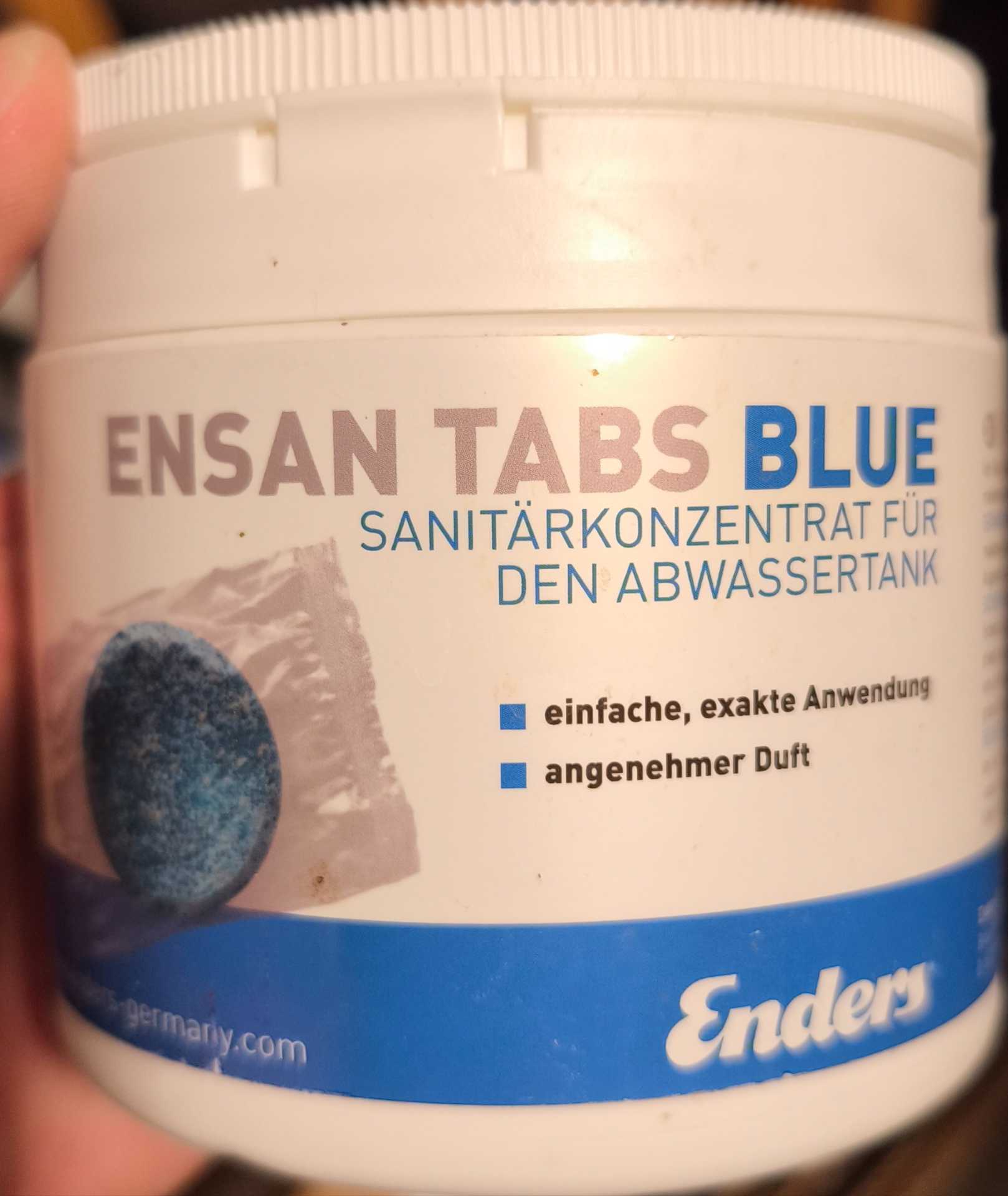 Sanitärkonzentrat für den Abwassertank