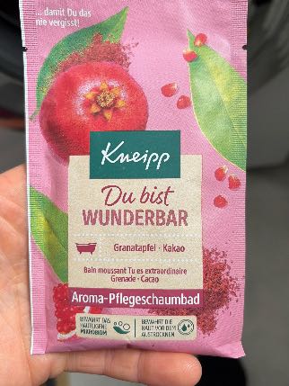 Du bist wunderbar Granatapfel / Kakao