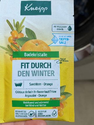 Fit durch den Winter Sanddorn / Orange