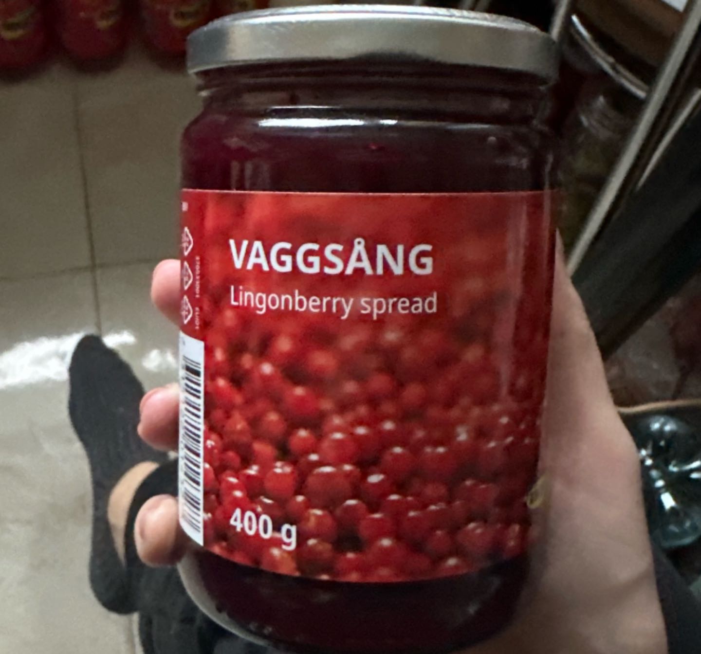 Pasta z borówki i brusznicy